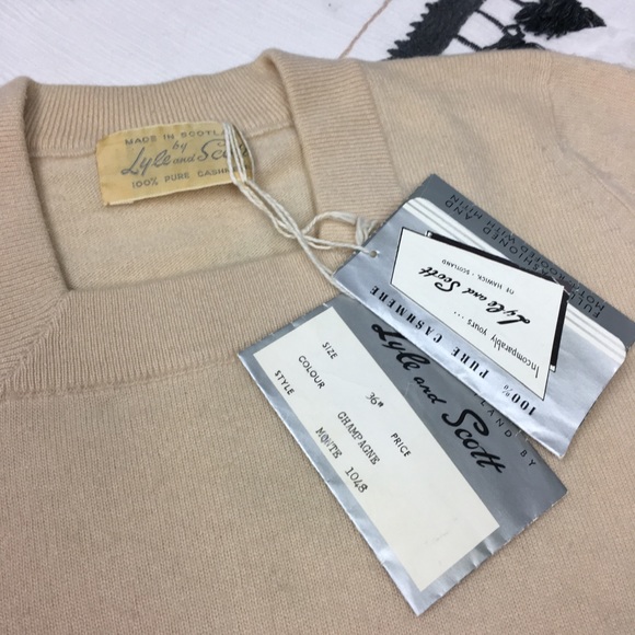 ❌SOLD!❌ NWT! Lyle & Scott 1950s Vintage Cashmere - Picture 6 of 8